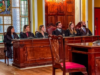 Integrantes de la 72ª promoción durante el acto